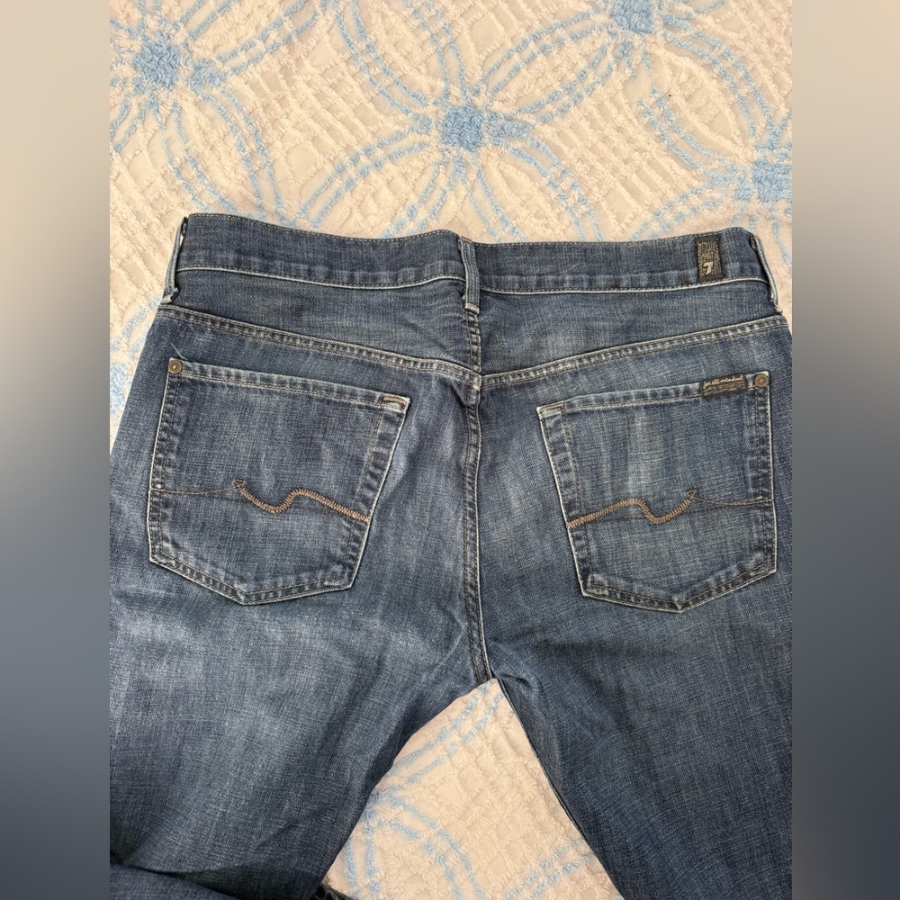 Men’s 7 For All Mankind jeans 34x33 - Picture 9 of 10